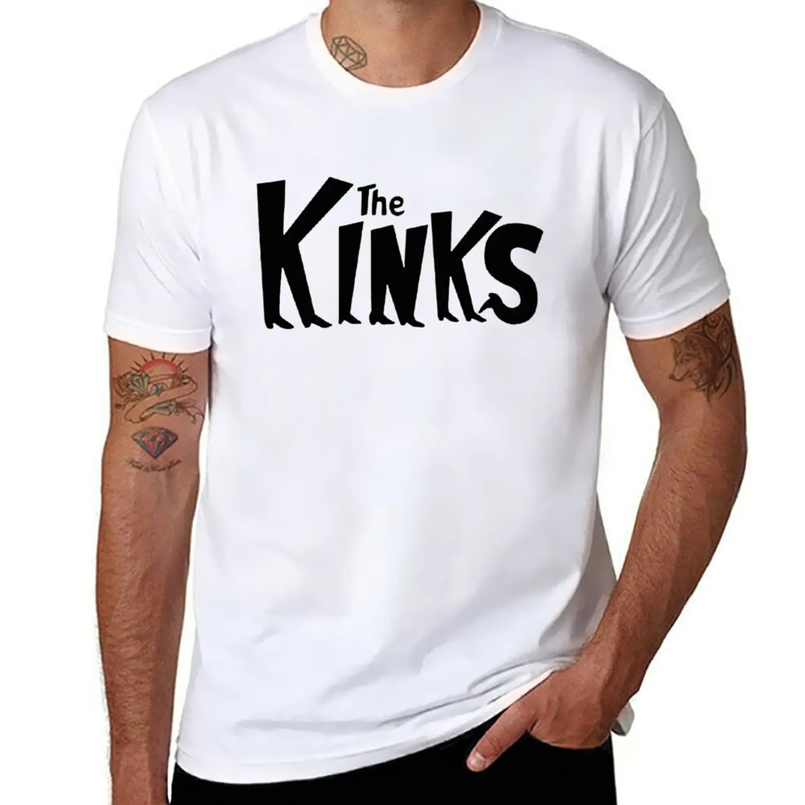 

Retro Funny Art Love Rock Band The Kinks T-Shirt oversizeds oversized mens vintage t shirts