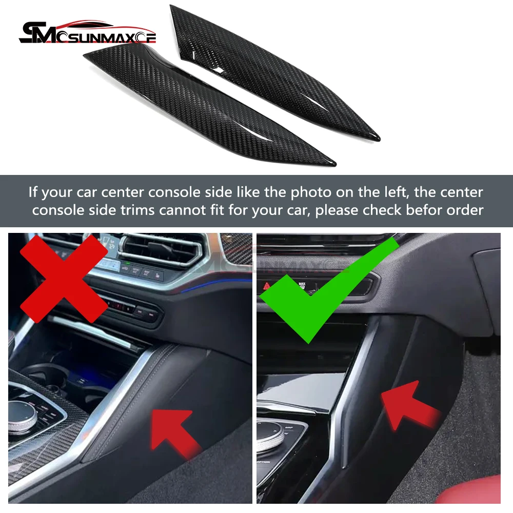 RHD/LHD for BMW M2 G87 M3 G80 M4 G82 2022-2024 Car Interior Real Carbon  Fiber Dashboard Cover Center Console Gear Panel Trim - AliExpress, image size:1000x1000