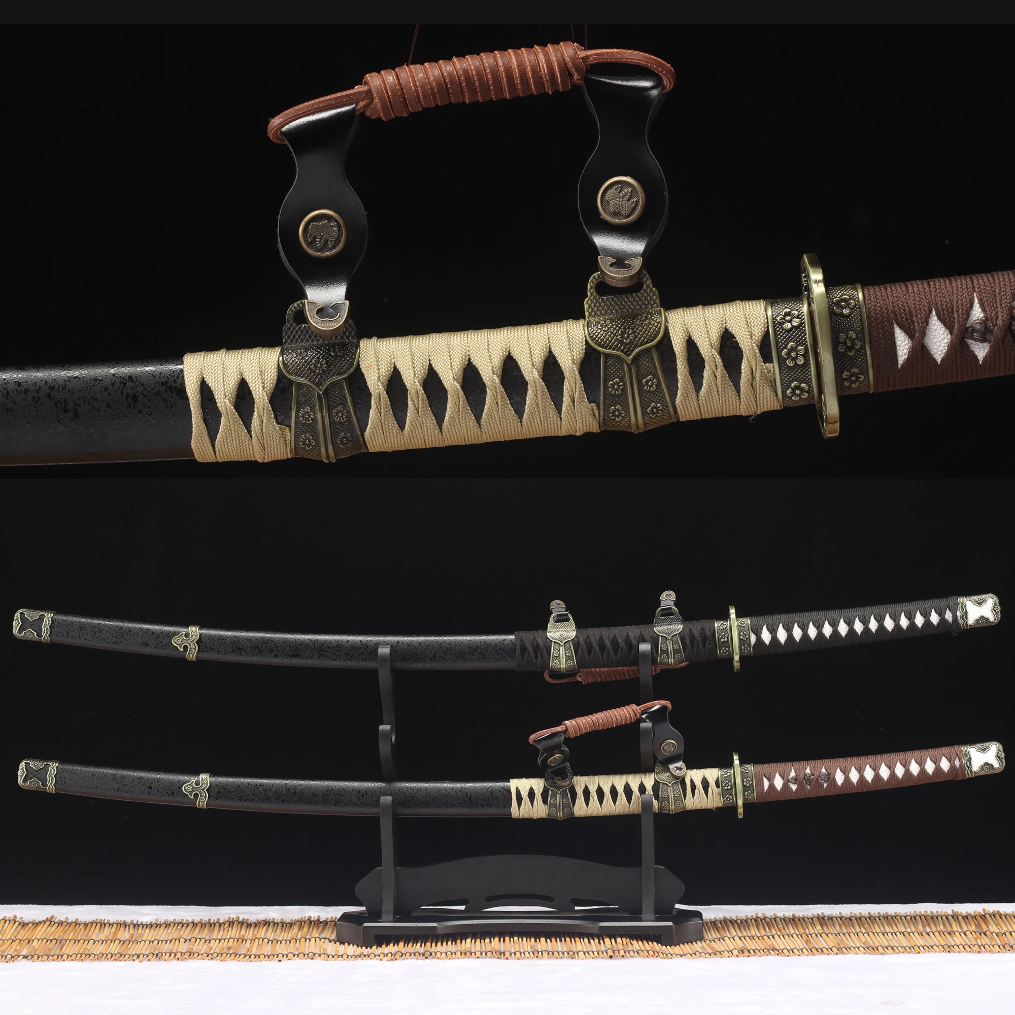 103cm Katana Tachi Holz Sammlung Klasse Japan Iaido Schwert Bushido Training Cassia Siamea Cosplay Wand dekoration Ornamente