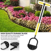 New Half Moon Edger Manual Trimming Shovel Half Moon Lawn Mowing Weeding Tools Serrated Edger Lawn Tool Landscaping Edging Tools 1