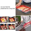 Creative Food Preservation Tray 30*21cm Reusable Fresh Storage Container Stackable BPA-free Plastic Meal Prep Containers 2