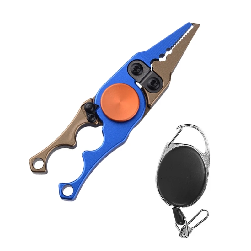 652F Fishing Pliers Fishes Lip Fishing Plier Tool Fishing Hook Remover with Ergonomic Handle Multifunctional Pliers