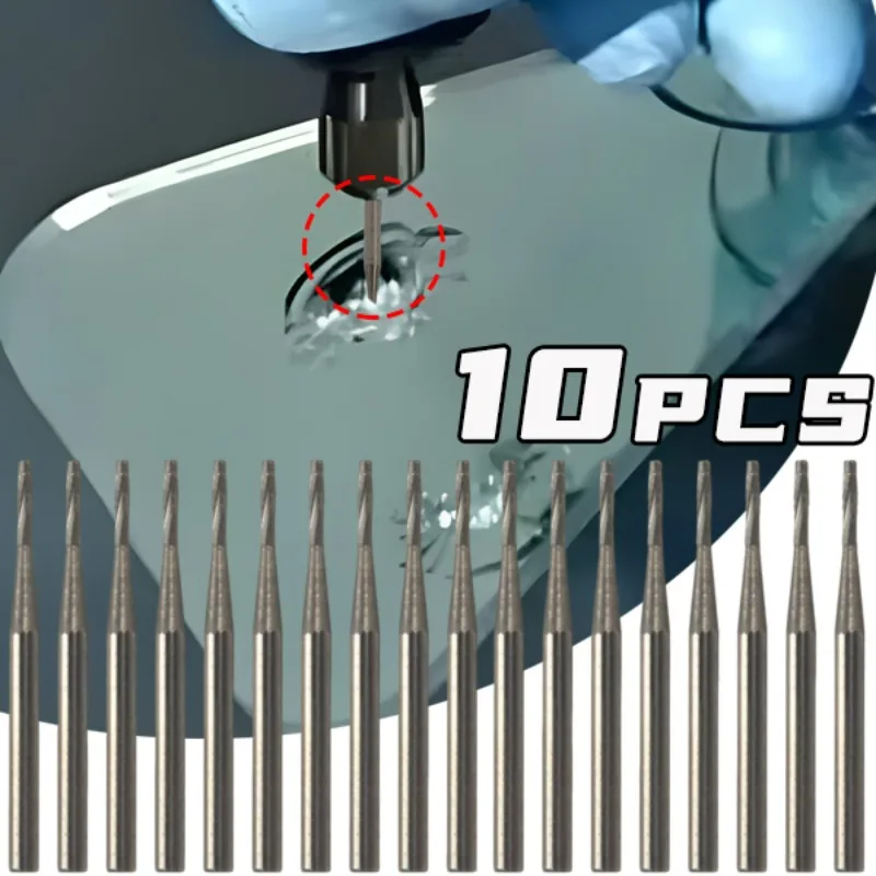 Professional Auto Glass Repair Drill Bit Tungsten Steel Micro Hole Tool for Windshield Crack Fixing Precision Accessories
