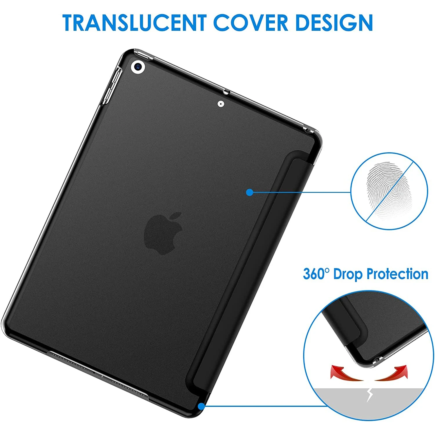 Universal iPad Flip Smart Cover - Sleek and Durable Protection