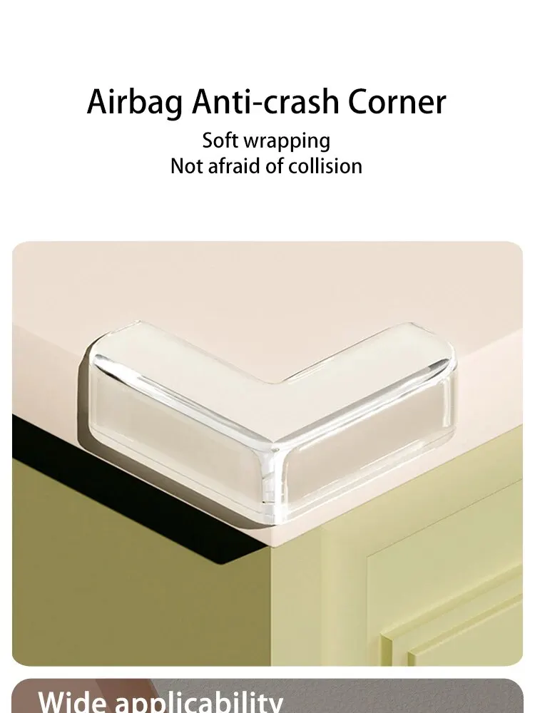 Description Picture 3 of item10PCS Children's Anti-crash Corner Guard Transparent Anti-crash Table & Chair Corner Baby Anti-crash Edge Protection Strip