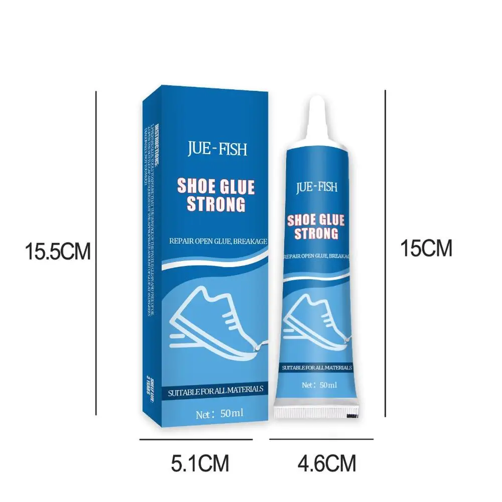 Shoe Glue Shoe-Repairing Adhesive Shoemaker Waterproof Universal Strong Shoes Glue Special Leather Mending 50ML