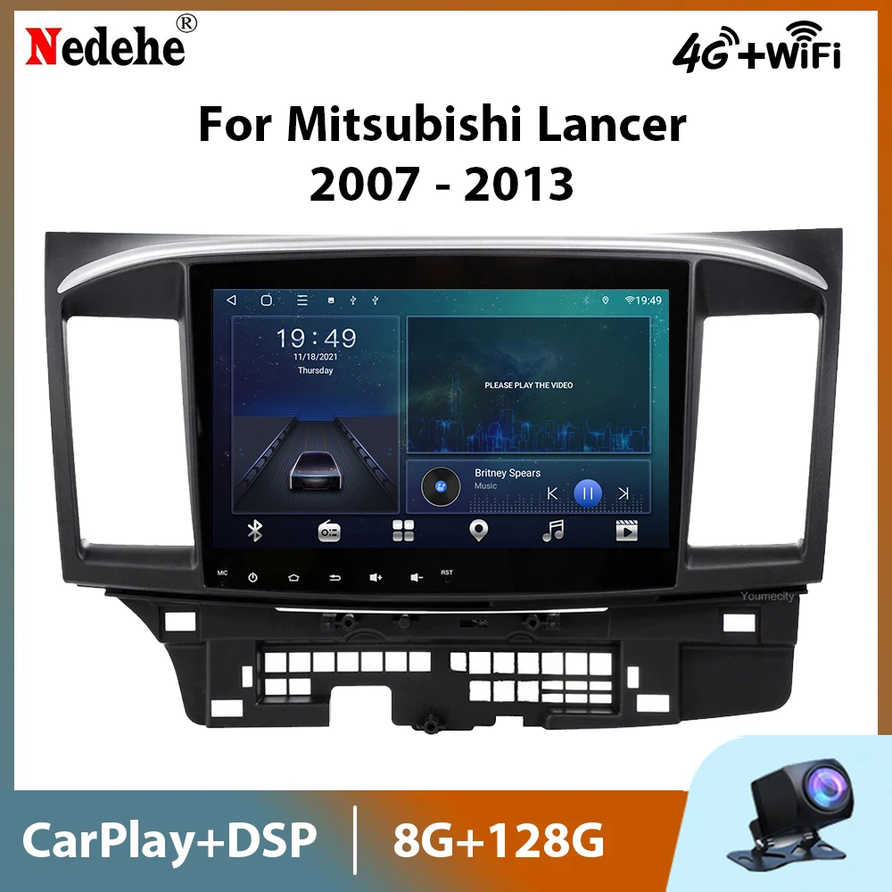 

Android 11 Car Radio Multimedia Video Player For MITSUBISHI LANCER 2007-2013 Auto Audio Stereo GPS Navigation Carplay 4G DVD