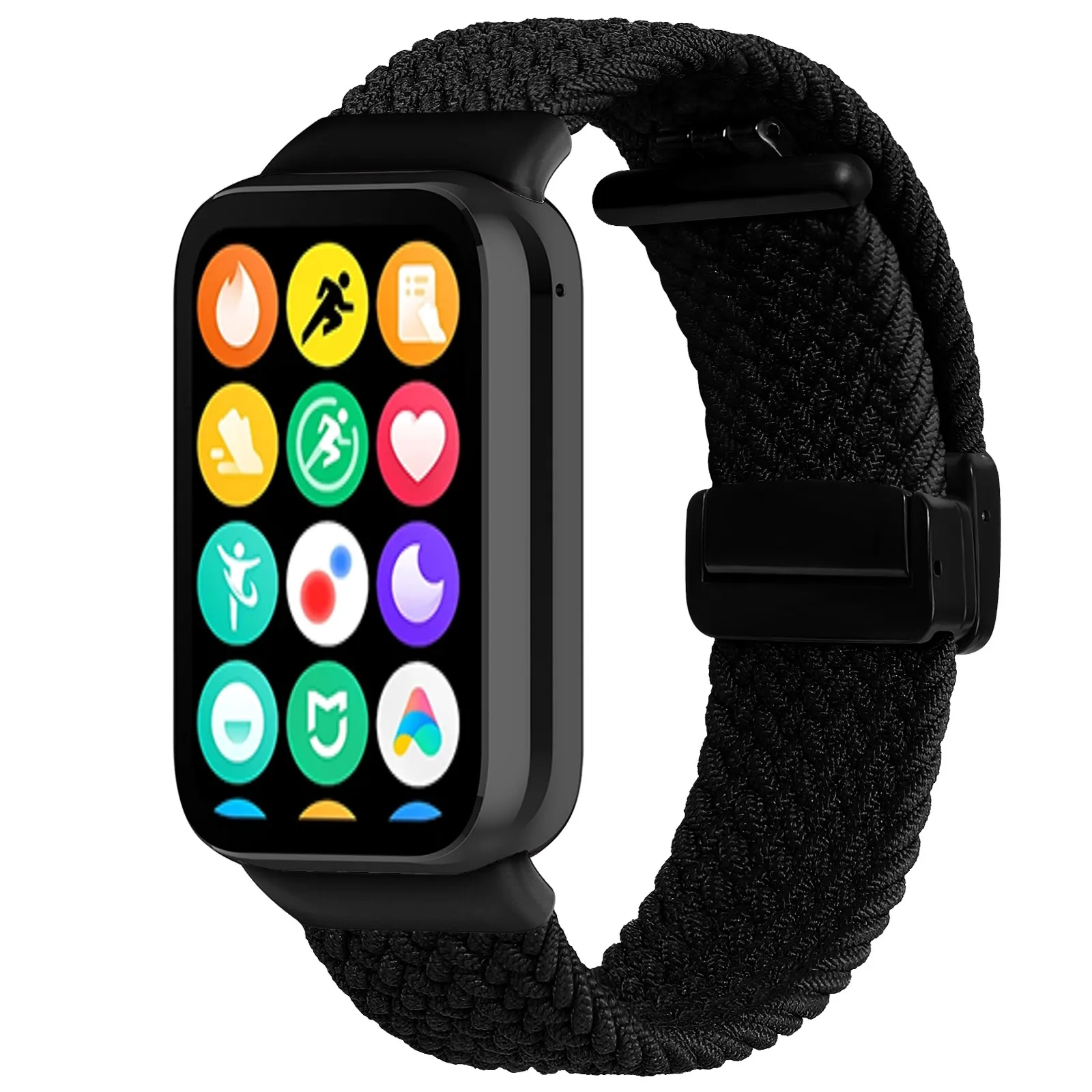 Woven Magnetic Buckle Fashion Watchband Bracelet Strap