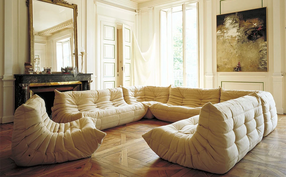 ligne roset togo leather