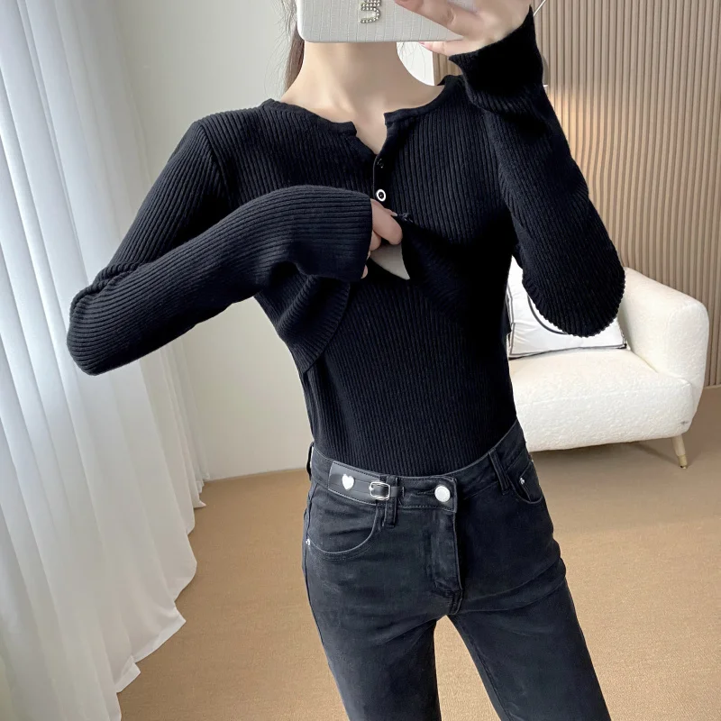 

Women's Knitted Sweater For Pregnant Women Breastfeeding Clothes Maternity Clothes Winter Top 6814