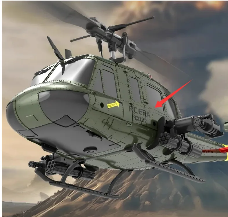 RC ERA C032 バッテリー Uh-1 ヒューイ RC ヘリコプターオリジナル 7.4