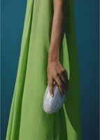 Egg Shell Clutch Bag Acrylic purse women wedding evening party cute ivory pearl color purse handbag summer new 2024 - Image 5