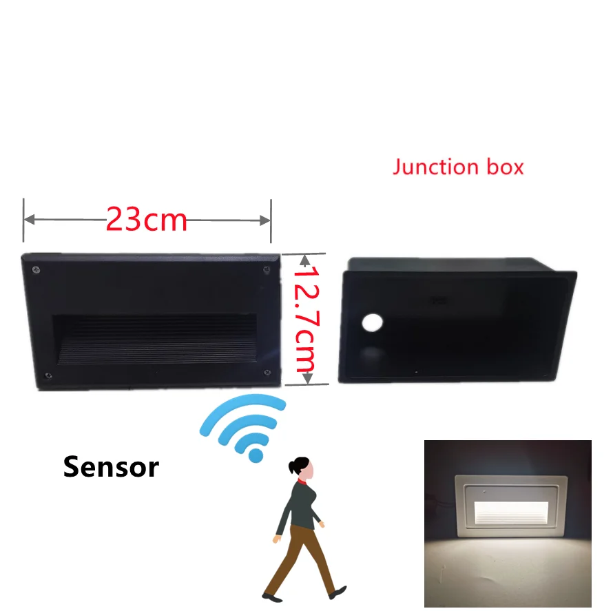 

10W 20W 30W Wall Light Sensor Outdoor indoor 85-265V IP65 LED Step Light sensor light outdoor motion sensor light outdoor outdoo