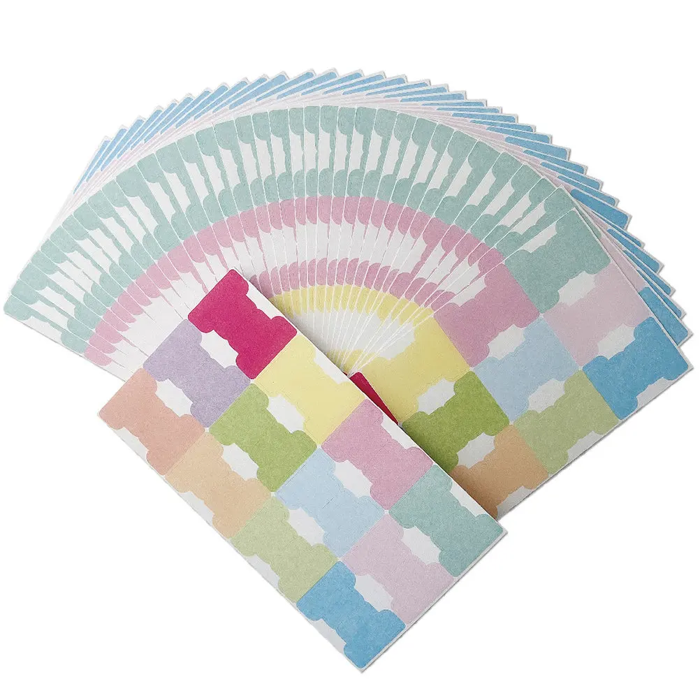 50매 페이지 인덱스 탭 스티커형 강력 접착식 읽기 쉬운 라벨 데스크 정리용 사무실 학교 가정용 정교한 제작