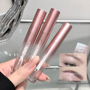 SHAQINUO Gel per sopracciglia modellante tridimensionale Gel trasparente Crea trucco naturale per sopracciglia selvagge a lunga durata 1