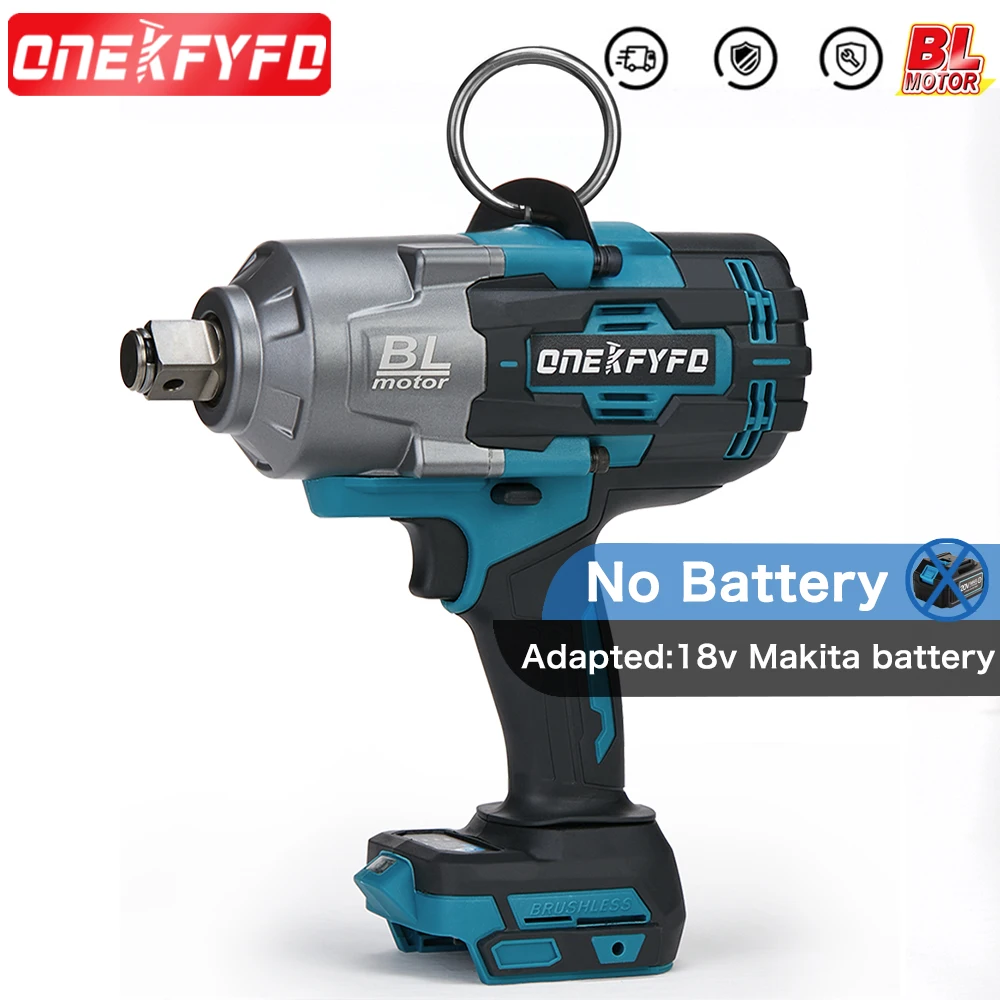 For Makita 18V 2100N.M Brushless Cordless Electric Impact Wrench Rechargeable 3/4\" Power Tools Compatible No Battery