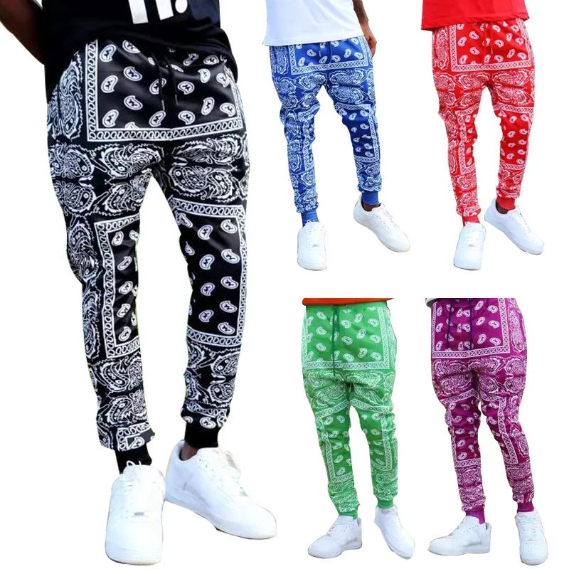 2024 Fashion Men 3D Printed Pants Fitness Casual Long Pants Men Workout Skinny Sweatpants Jogger Tracksuit Trousers