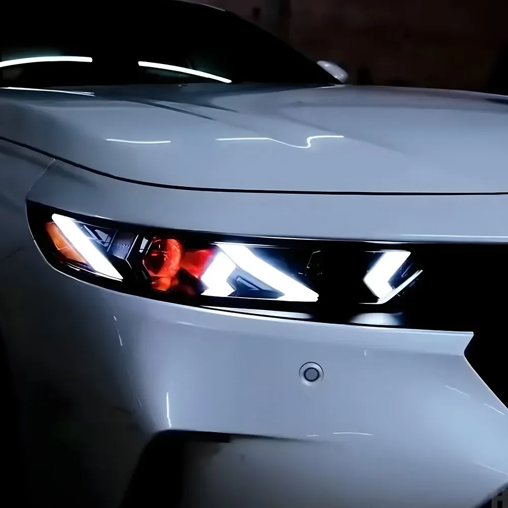 Auto Headlights Lamps For Honda Accord 2023-2025 LED Car Front Assembly Upgrade Lamborghini Style Projector Lens Accessories - Image 2