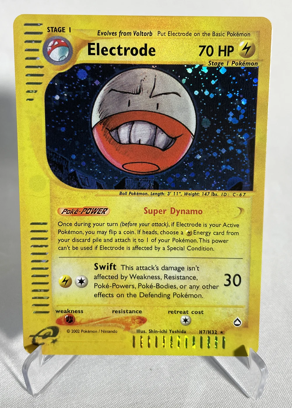 Ptcg F Pokemon Single Cards 1st Edition E-card Aquapolis (aq) Skyridge (sk)  Foil Cards Ninetales Classic Game Collection Proxy - Game Collection Cards  - AliExpress