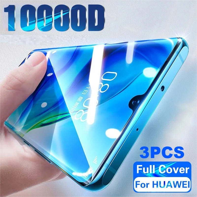 

3PCS HD Hydrogel Film For Huawei P30 P40 P20 Lite Pro Screen Protector On Honor 20 10 V20 Mate 20 30 Lite P Smart 2019 Case