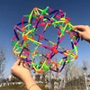 Telescopic Ball Children's Magic Outdoor Flower Ball Throwing Ball Kick-off Stretching Flower Ball Parent-child Interactive Toy 2