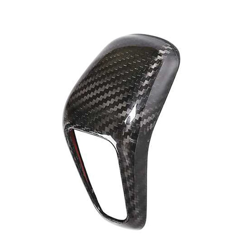 

Dry Carbon Fiber Gear Shift Knob Cover Head Protector Trim For Porsche Cayenne 2018 2019 2020 2021 2022 Accessories Parts