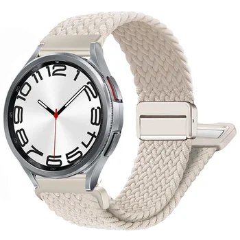 20mm 22mm Band For Samsung Galaxy Watch 6 Strap 5/4/pro/classic 44mm 40mm Braided Solo loop bracelet correa Huawei watch GT2 3 4