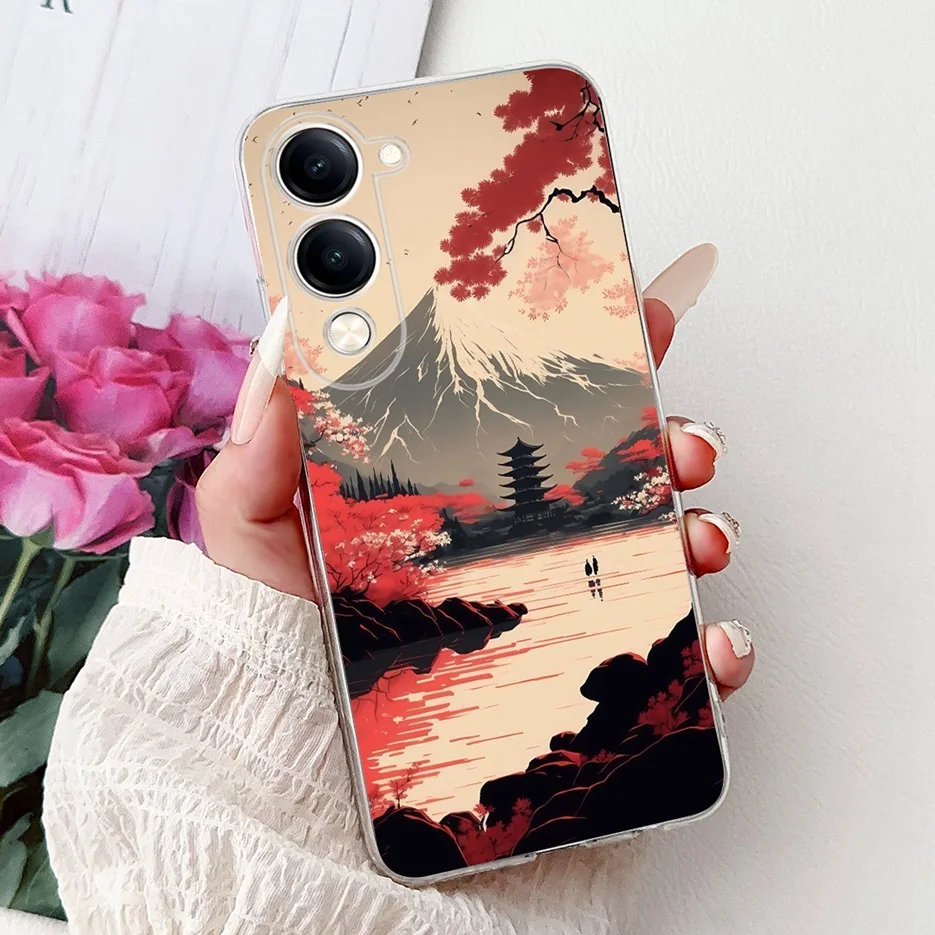 Cute Cat White Lion King Painted Soft Slim Phone Case