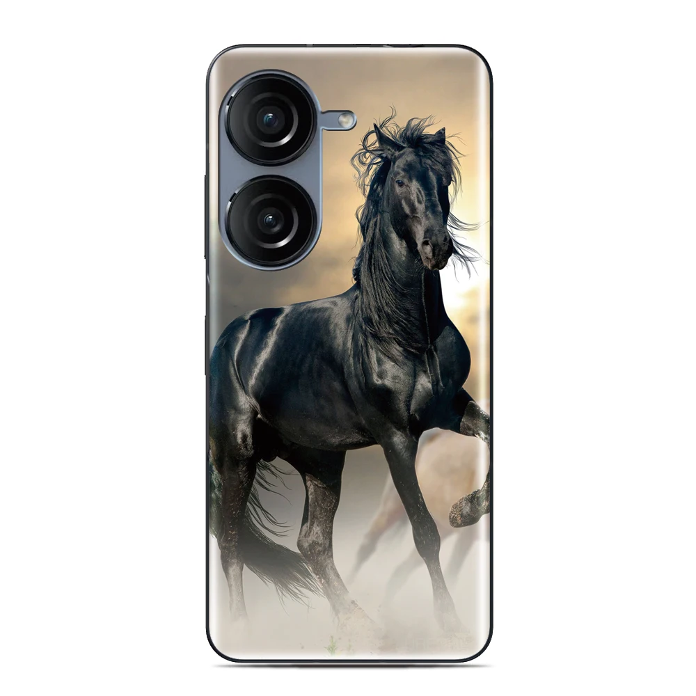 Horse-Themed Phone Case Protective Back Cover