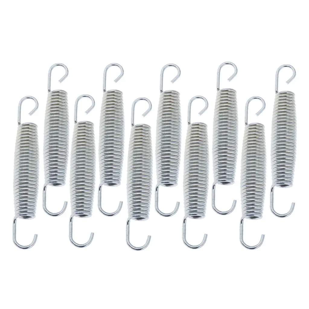 10 Pcs Stainless Steel Chrome-plated High Strength Professional Trampoline Springs Trampolines Hardware Accessories 3.5-6.5'' 10 Pcs Stainless Steel Chrome-plated High Strength Professional Trampoline Springs Trampolines Hardware Accessories 3.5-6.5''