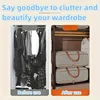 2025 New Storage Box Large Capacity Portable Household Clothes Organizer with Handles Dustproof Foldable Travel Bag 2