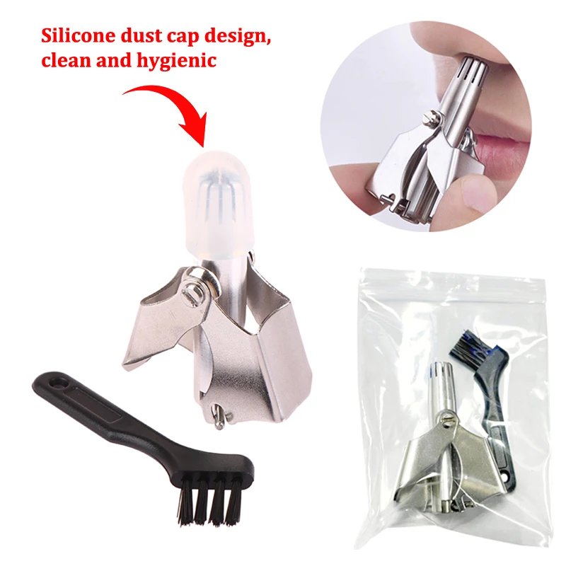 

Professional Nose Trimmer for Men Stainless Steel Manual Trimmer Nose Vibrissa Razor Shaver Washable Nose Ear Hair Trimmer Part