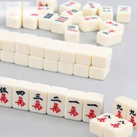 Compact Mahjong Set with Storage Box - 144 Tiles for Travel and Home Play 2