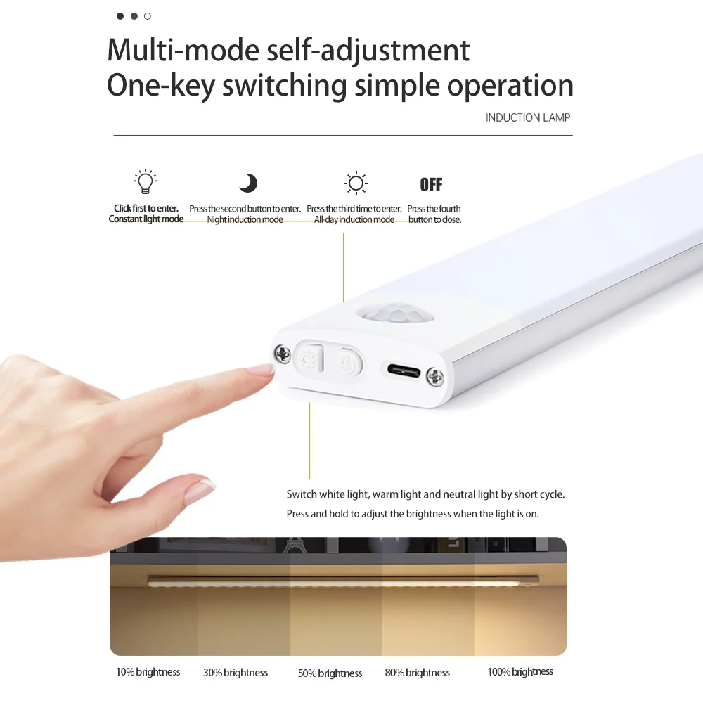 Night Light Motion Sensor Lights USB LED 2