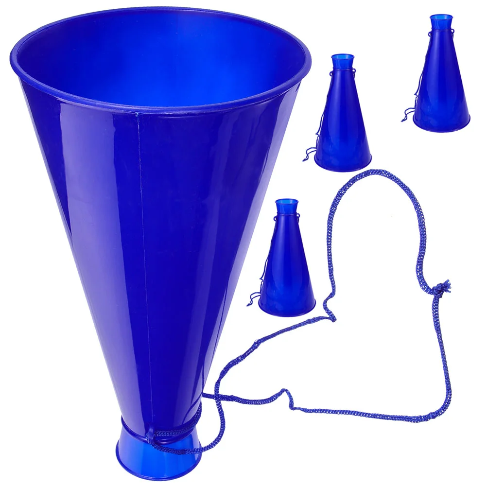 4 Pcs Cheering Megaphones Plastic Kids Noisemakers Soccer Horns Toys Plastic Party Horns for Games Trumpet Toy Festivals
