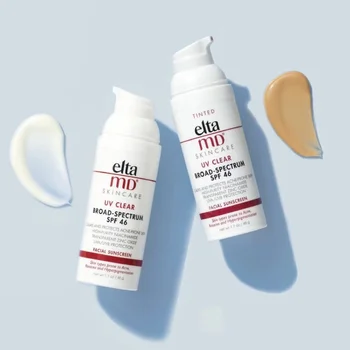 EltaMD UV 데일리 틴티드 선스크린, 아연 산화물 함유, 민감한 피부 및 여드름 방지, 오일 프리 선스크린 제품