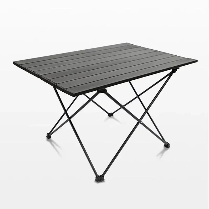 2026 NEW Ultra Light Portable Folding Table Black Camping Table High Strength Aluminum Alloy Garden Party Picnic Barbecue Table