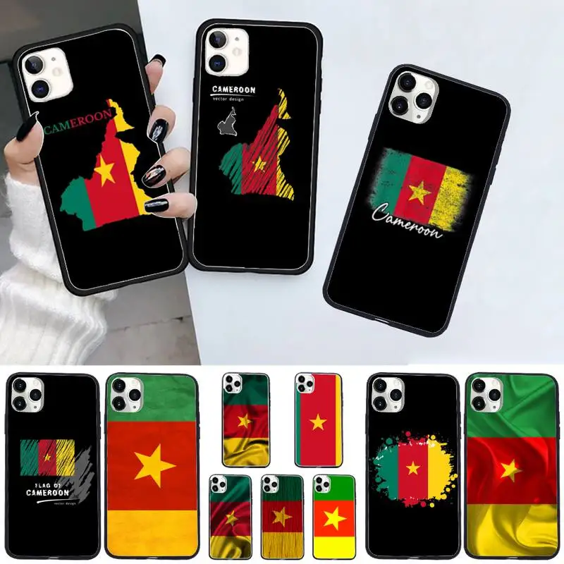 Republic of Cameroon Flag Phone Case For iphone 12 11 13 7 8 6 s plus x xs xr pro max mini shell |