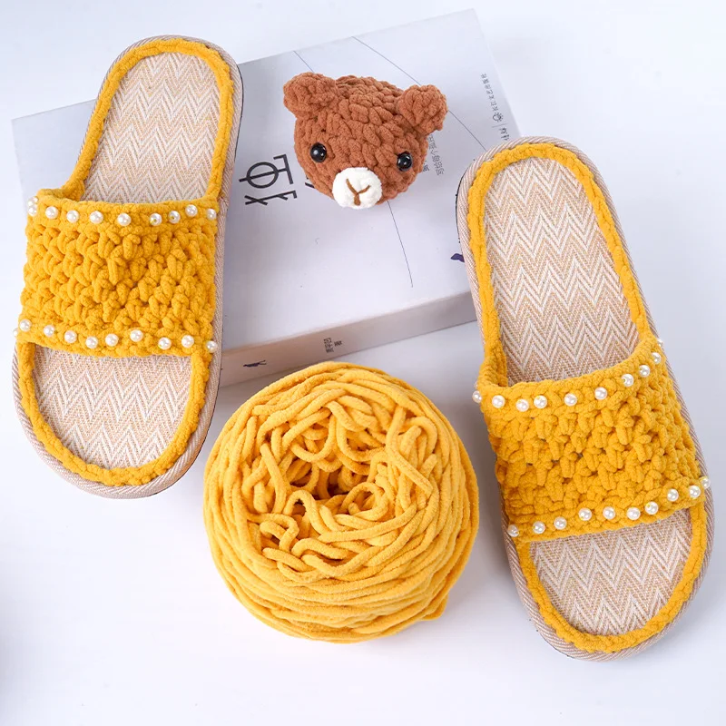 6개입 50g 얇은 벨벳 실, 셔닐 실, 손뜨개질, 코바늘뜨개질, 아미그루미, 슬리퍼 라인, 니트 스웨터, 담요 실