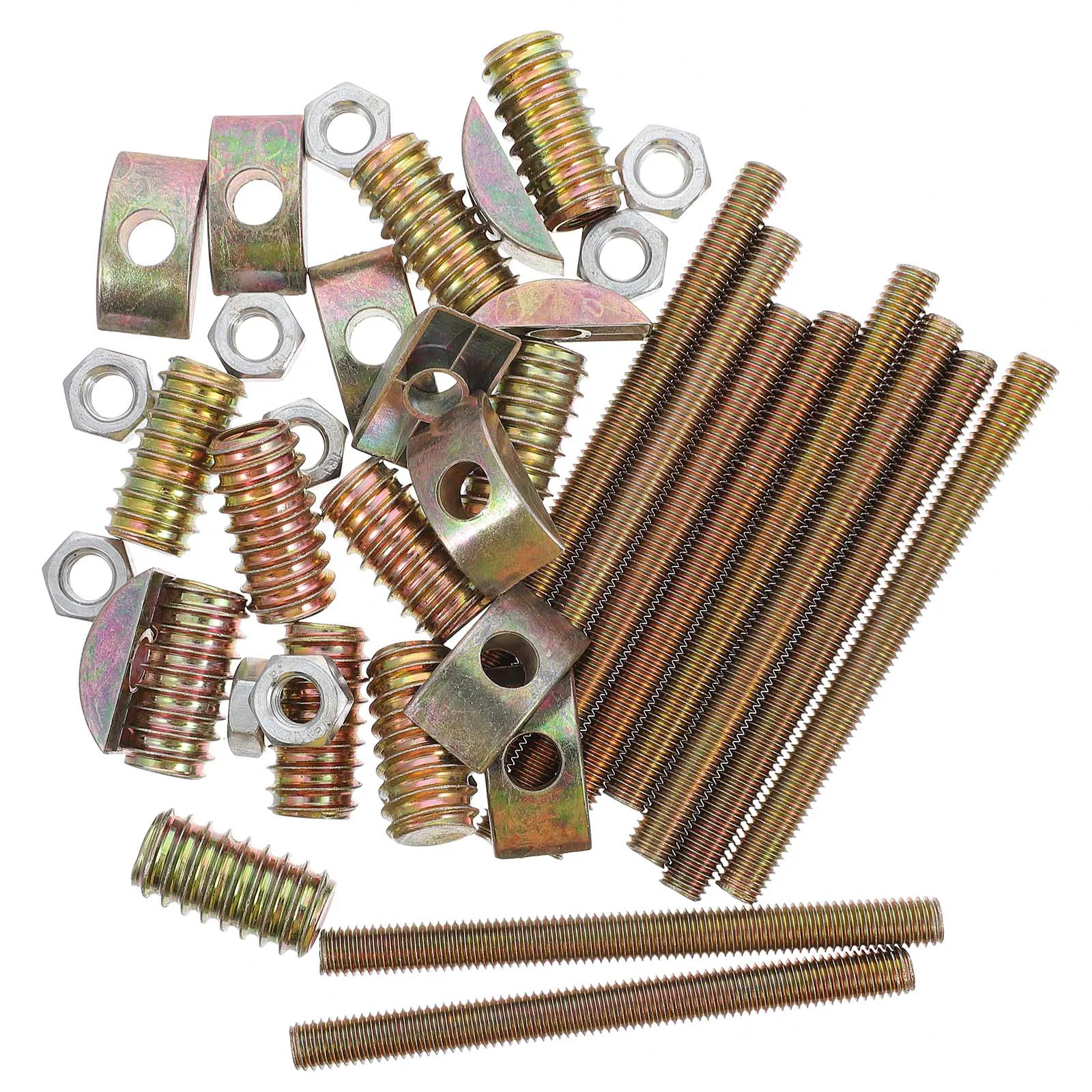 

10 Sets Furniture Wardrobe Four in One Connector Accessories Table Mount Parts