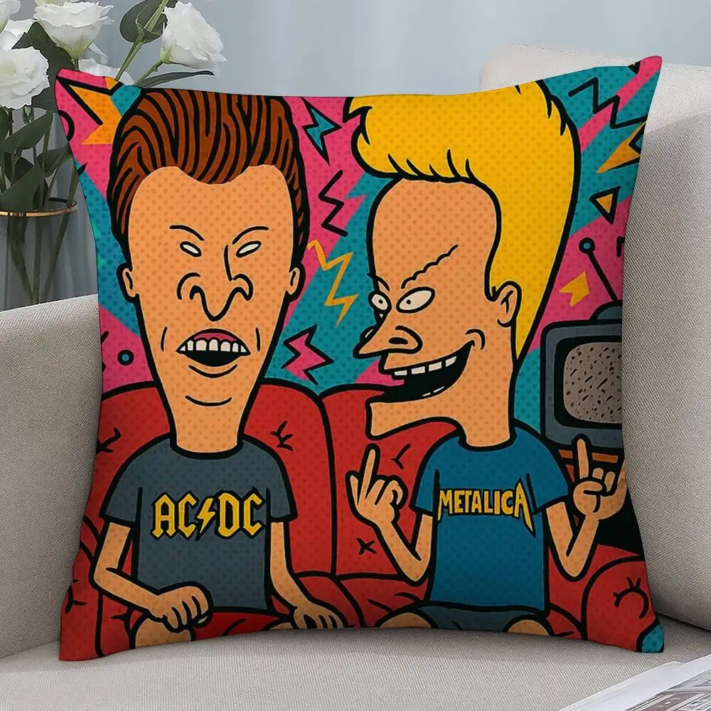 Funny B-Beavis and BUTT-HEAD Pillow Case image 6