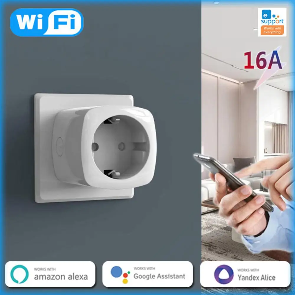 Dropship WiFi Smart Plug Outlet Wireless Smart Socket APP Remote Voice  Control Timer Alexa Google US to Sell Online at a Lower Price