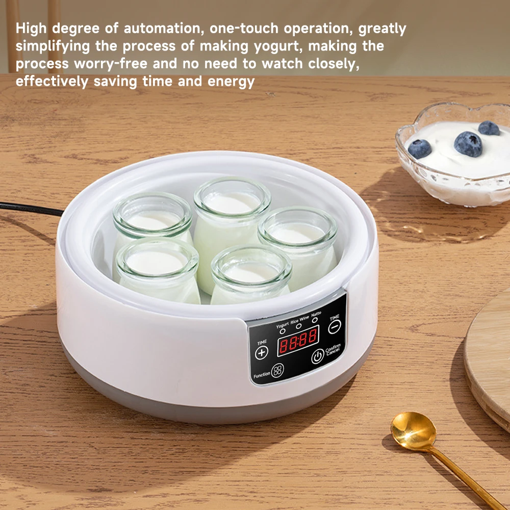 Household Electric Mini Yogurt Maker Automatic Multifunctional Yogurt Machine Kitchen Rice Wine Maker Natto Fermenting Machine
