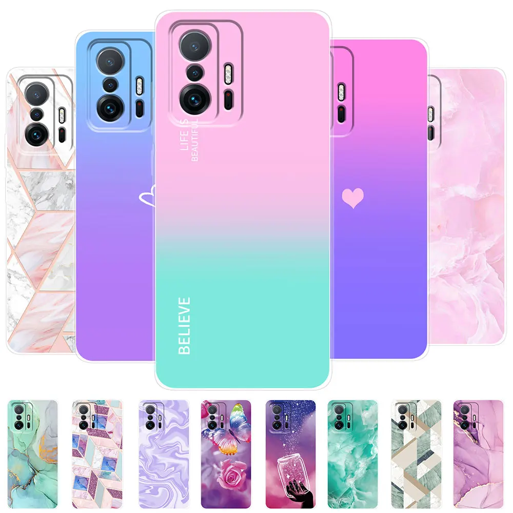 Per Xiaomi 11 T Pro 11 T Custodia Custodia Morbida In Silicone Di Lusso Per Xiaomi 11 T Pro 11 T Cartoon 11 T Pro 11 T Funda Clear Coque