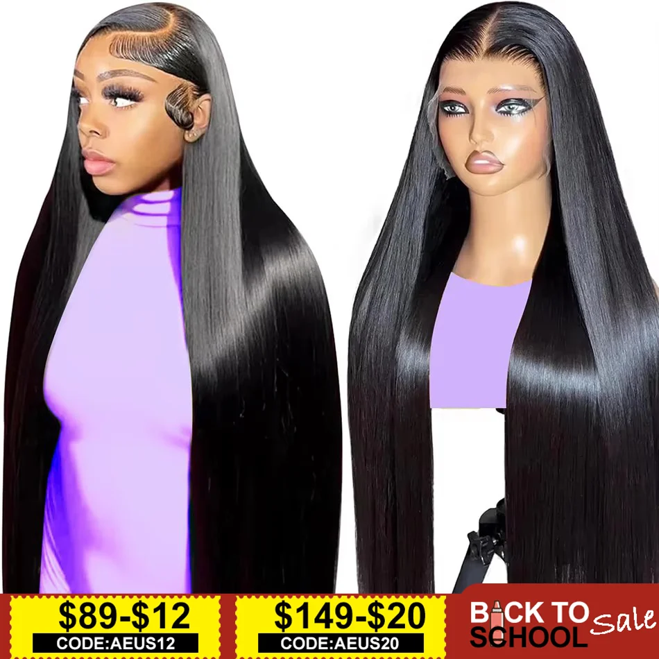 13x6 HD Lace Frontal Wigs Brazilian Straight Human Hair Wigs For Women Pre plucked 13X4 Transparent Lace Front Human Hair lace front wig human hair wigs human hair wig front lace wig