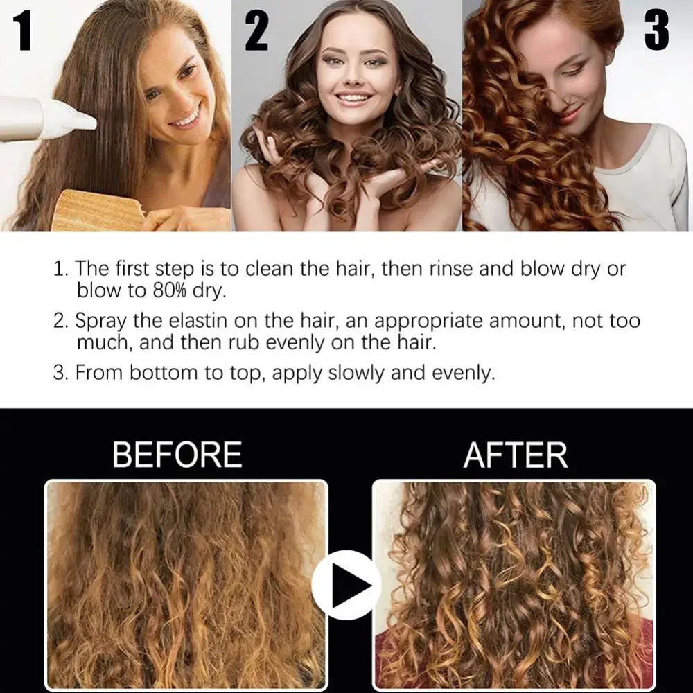 Hair Styling Spray Hair Styling Moisturizing Fragrance Lasting Dry Gel Gel Water Temperature and Non Irritatingeasy To Use