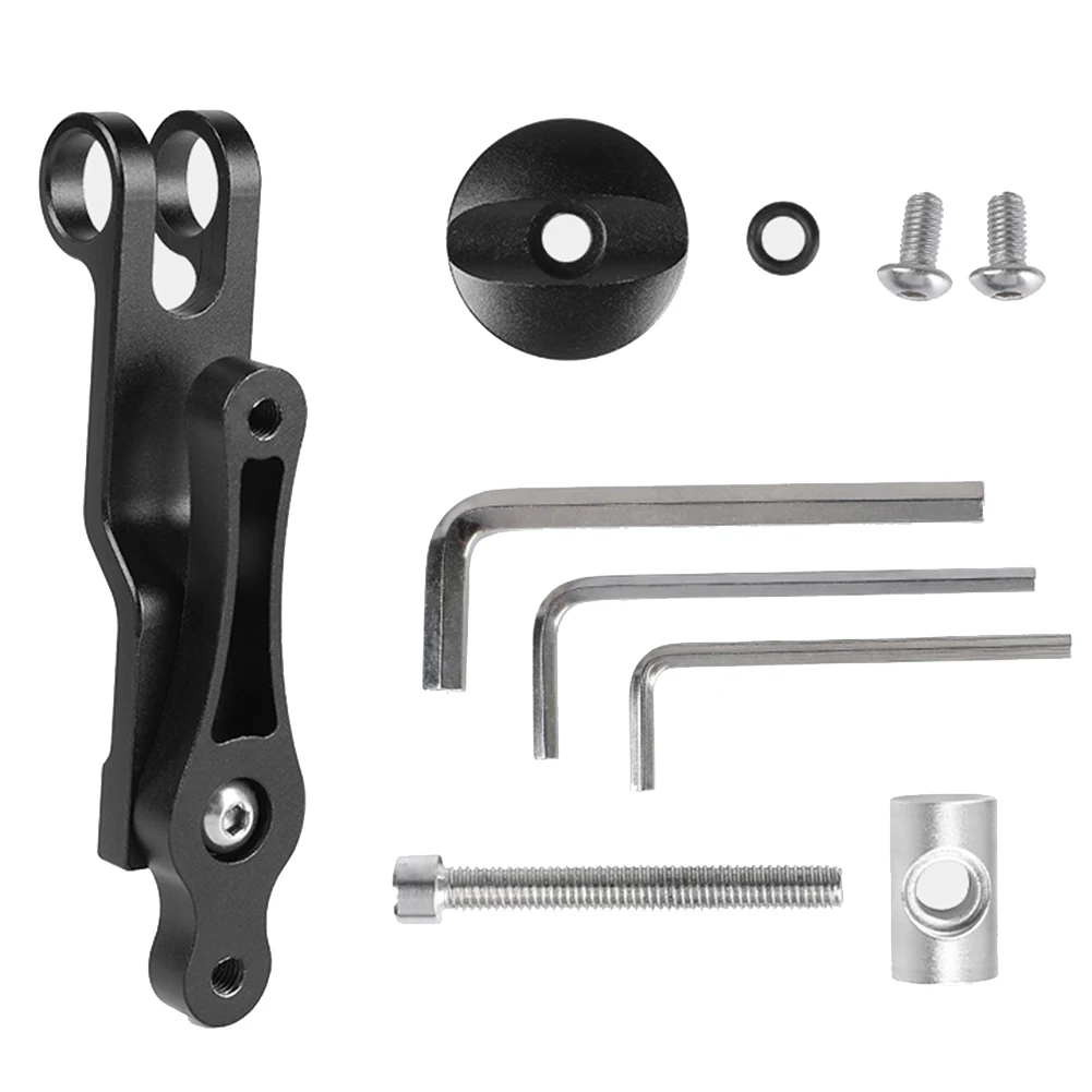 Bicycle Stem Cap Mounting Kit Water Bottles Bike Bottle Cage Adapter Aluminum Alloy Adjustable Water Bottle Converter Mounts