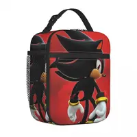 Lunch Boxes Shadow The Hedgehog Anime Accessories Storage Food Box Unique Design Thermal Cooler Lunch Box For Travel 1
