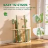 Robotime Robud 7 in 1 Triangle Set Foldable Wooden Climbing Toy Montessori Foldable Climbing Set with Rope Net for Girls Boys