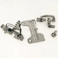 SIRUBA 988 PEGASUS EX JACK 798 Overlock Guage Set 5 Thread Needle Plate Clamp Presser Foot Feed Dog Industrial Sewing Machine 2